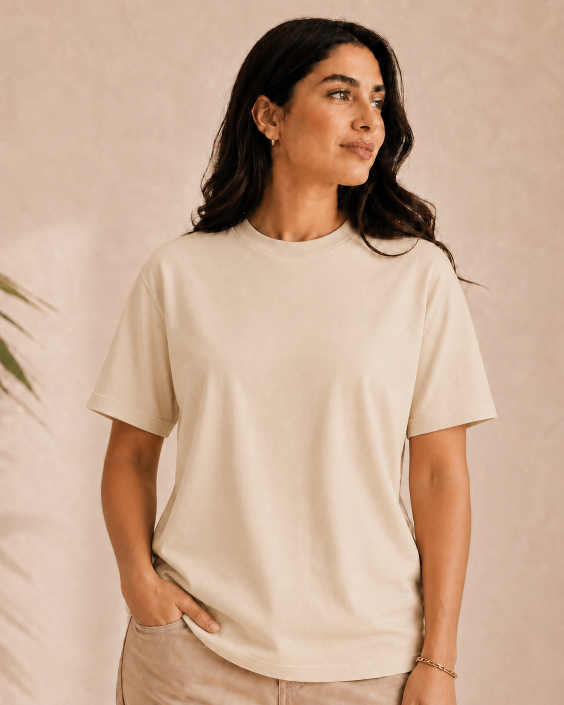 Off-White basic T-shirt for women